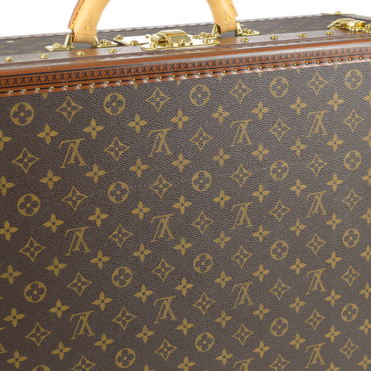 Louis Vuitton Alzer 60 Trunk Luggage Suitcase Monogram M21228