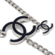 Chanel Silver Chain Belt 05V Small Good