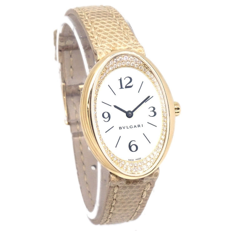 Bvlgari Ref.OV326 Ovale Watch 18KYG Diamond