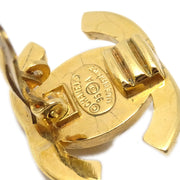 Chanel Turnlock Earrings Clip-On Gold Small 95A