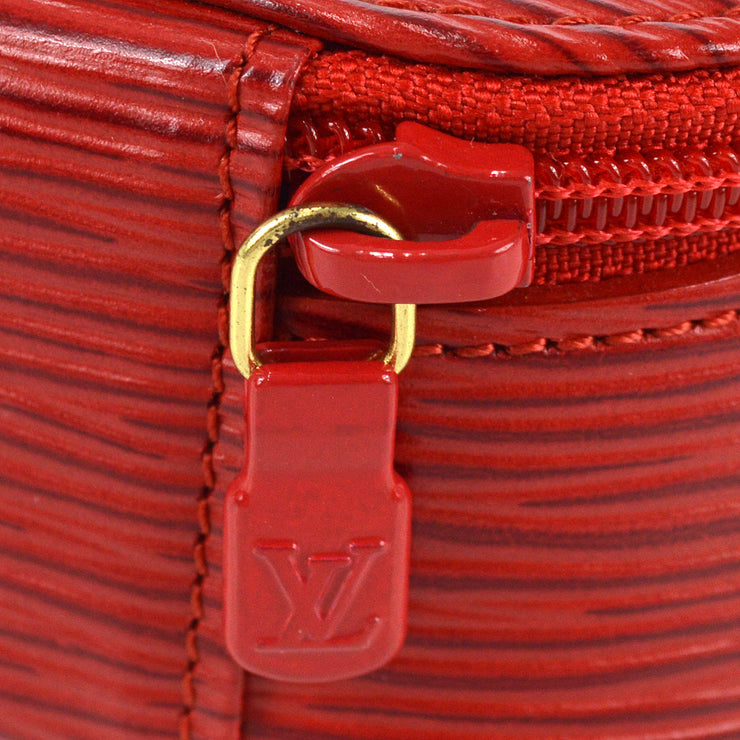 Louis Vuitton Epi Ecrin Bijoux 10 M48217 Jewelry Case Castilian Red Epi  Leather