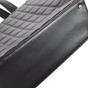 Chanel 2001-2003 Choco Bar Handbag Black Lambskin