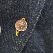 Chanel 1997 button-up denim minidress #36