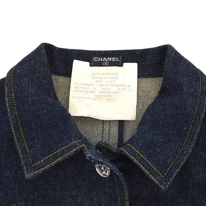 Chanel 1997 button-up denim minidress #36