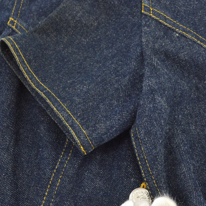 Chanel 1997 button-up denim minidress #36