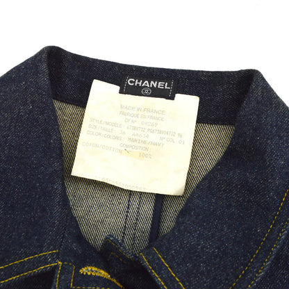 Chanel 1997 button-up denim minidress #36