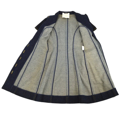 Chanel 1997 button-up denim minidress #36