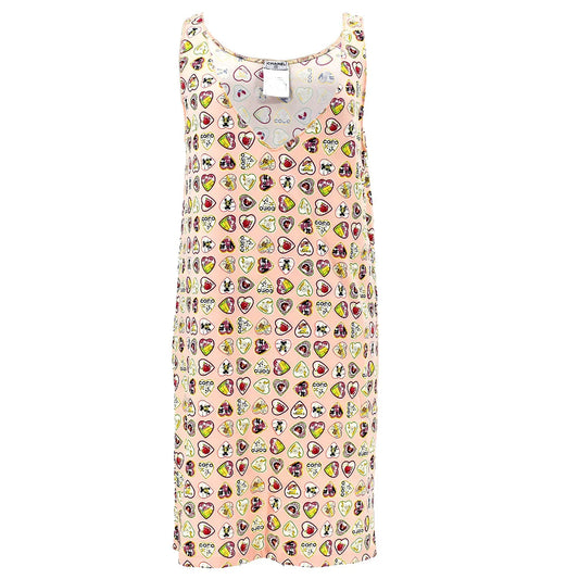Chanel 2006 Valentine Heart Print Dress #38