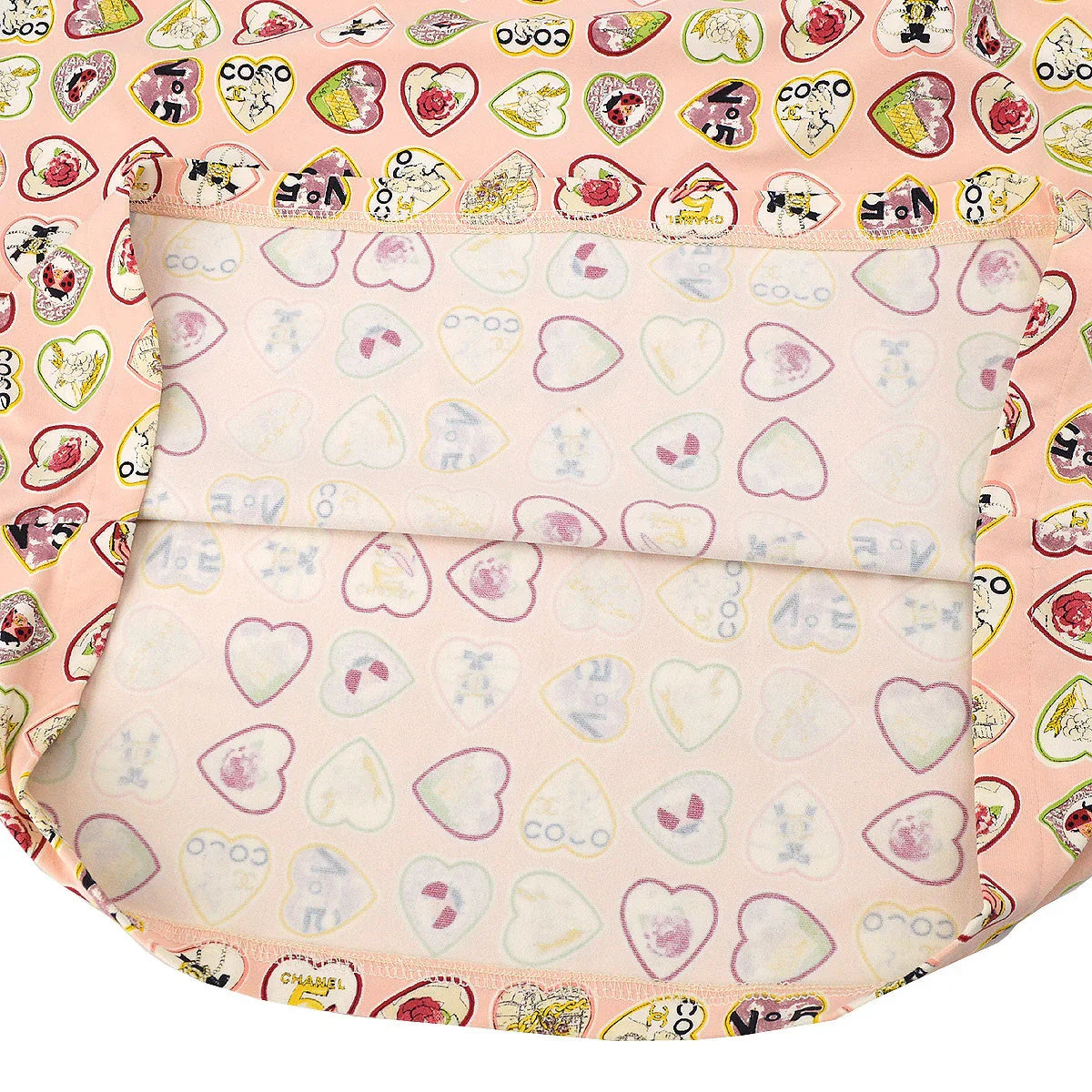 Chanel 2006 Valentine Heart Print Dress #38