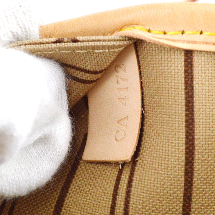 Louis Vuitton Neverfull MM Shoulder Tote Bag Monogram M40156