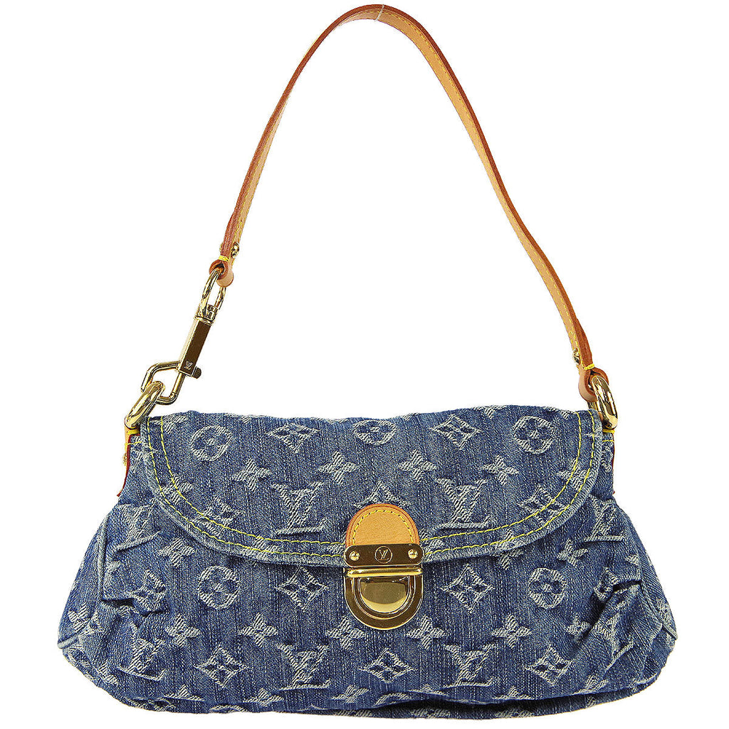 Louis Vuitton - Mini Pleaty Denim Bag Blue