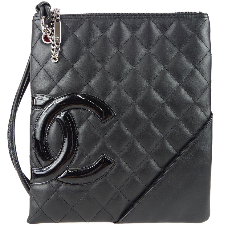 Chanel * Cambon Ligne Shoulder Bag Black Calfskin – AMORE Vintage Tokyo