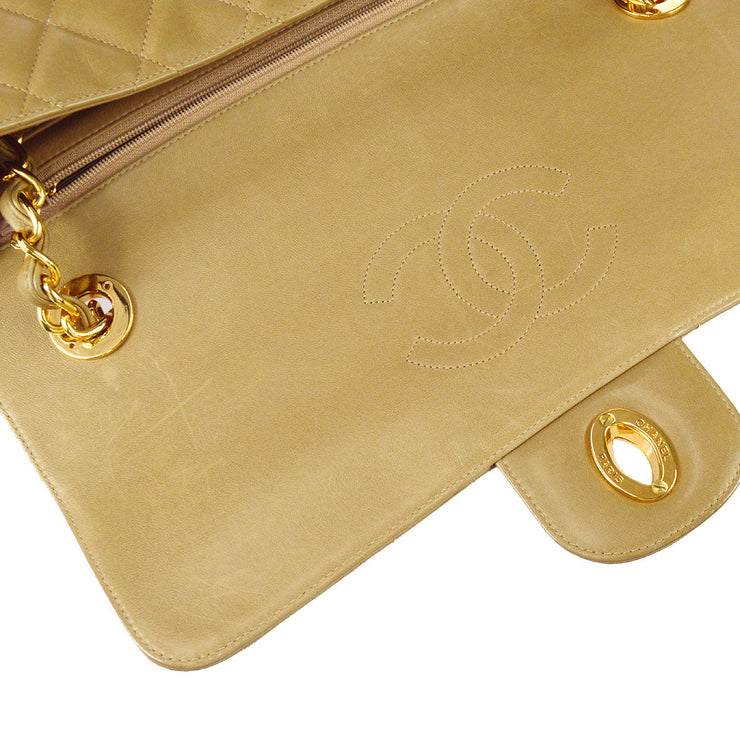 CHANEL 1994-1996 Vertical Classic Flap Jumbo Beige Caviar – AMORE