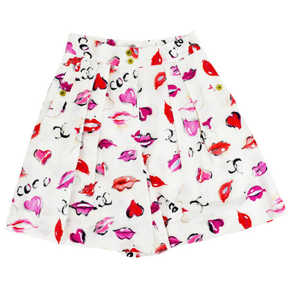 Chanel Lipstick Pattern Short Pants #40