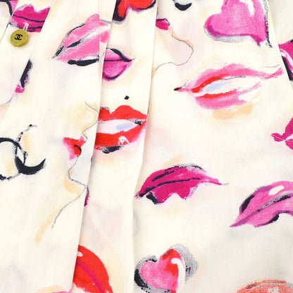 Chanel Lipstick Pattern Short Pants #40