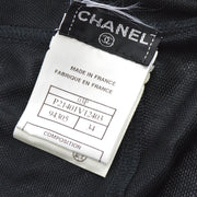 Chanel 2003 spring CC semi-sheer jersey-knit trousers #34