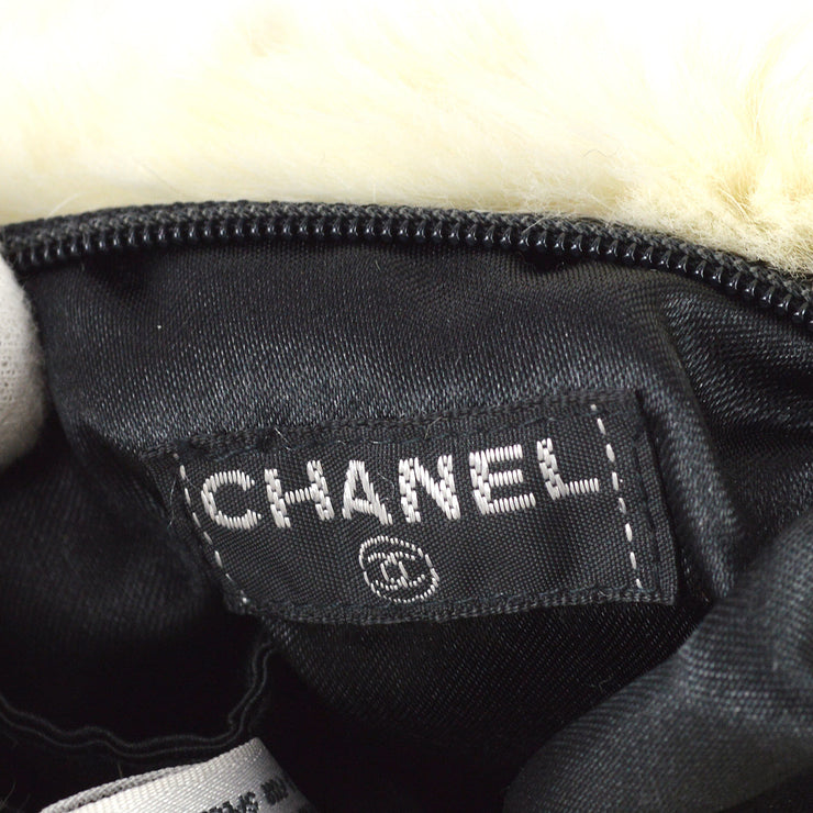 Chanel Arm Chain Shoulder Bag White Fur – AMORE Vintage Tokyo