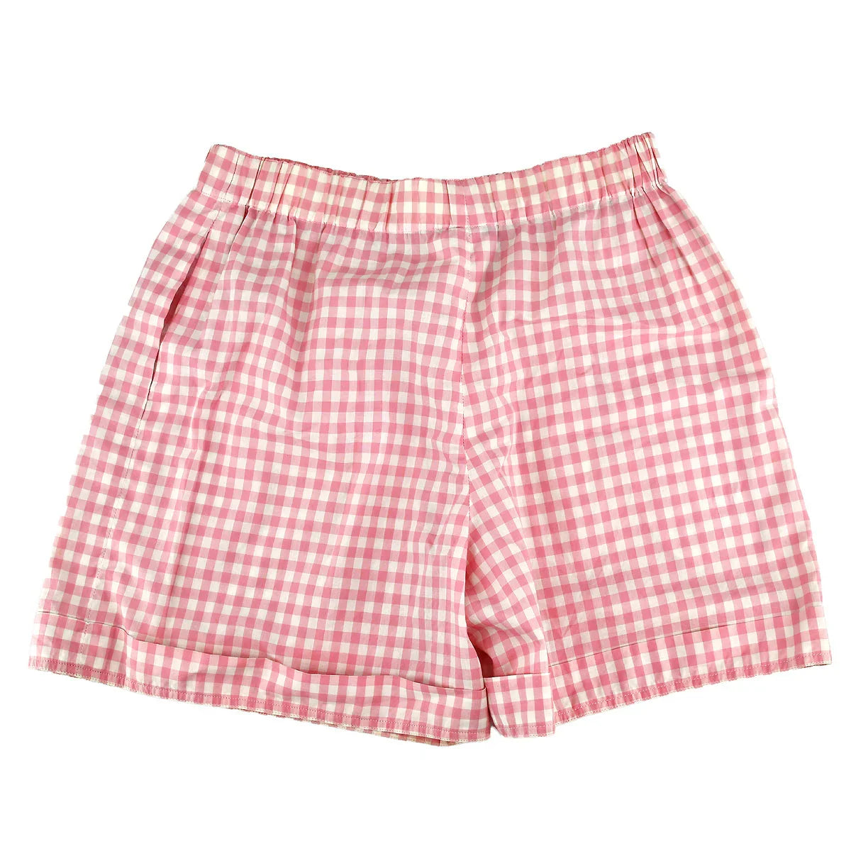 Chanel Gingham Check Short Pants #40