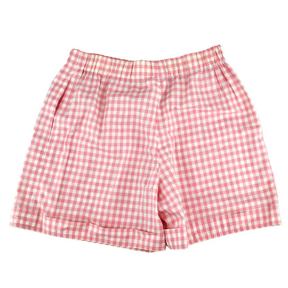 Chanel Gingham Check Short Pants #40
