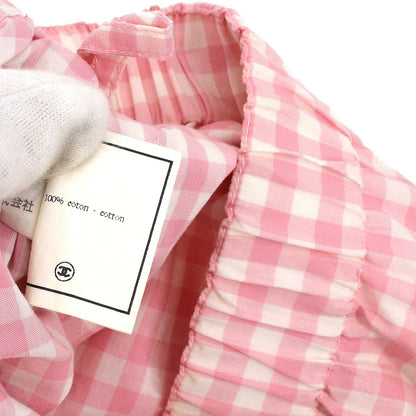 Chanel Gingham Check Short Pants #40