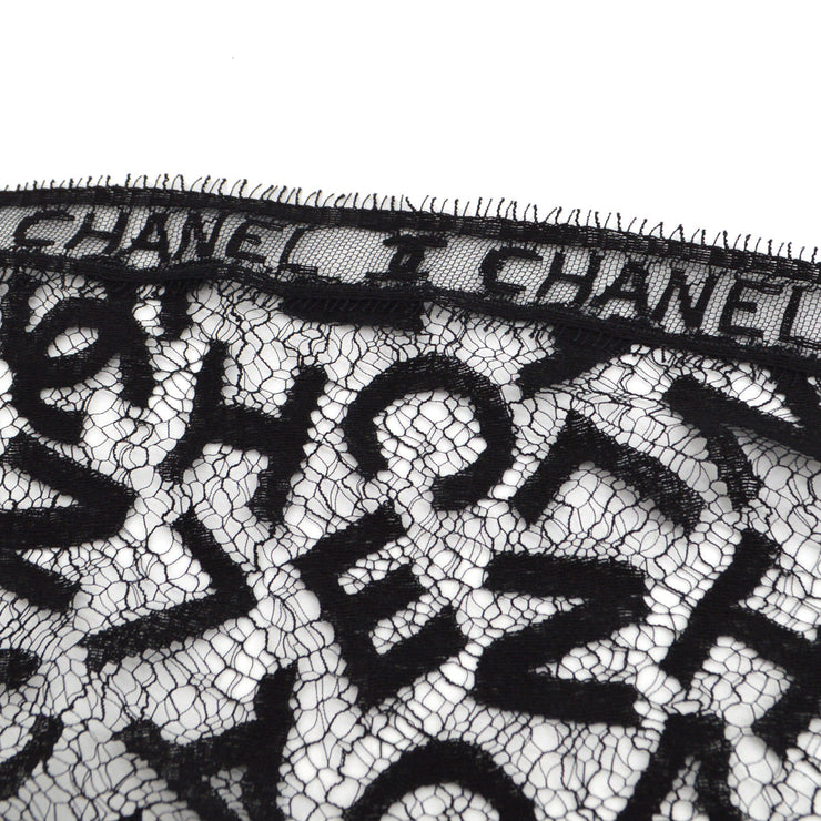 Chanel 1998 fall logo-embroidered sheer lace jacket #42 – AMORE Vintage  Tokyo