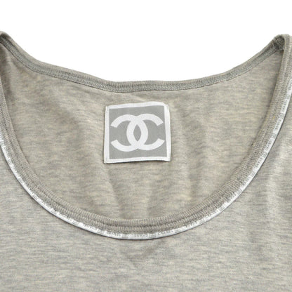 Chanel Sport Line Sleeveless Tops Gray 04P #38