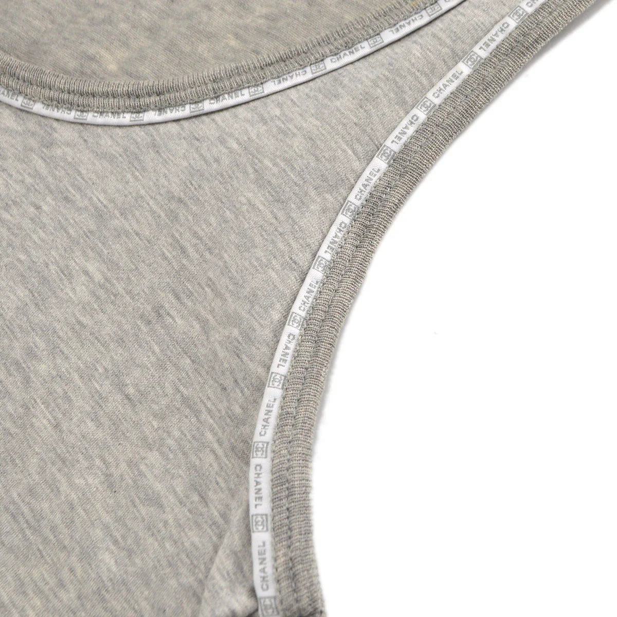 Chanel Sport Line Sleeveless Tops Gray 04P #38