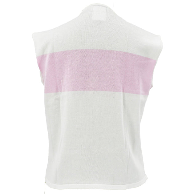 chanel pink tank top