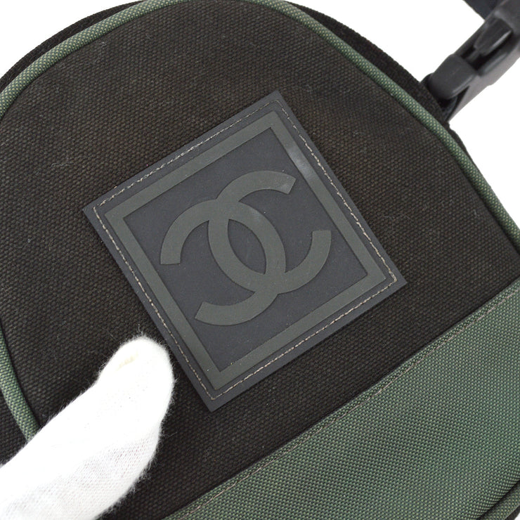 Chanel 2003-2004 Sport Line Shoulder Bag Black