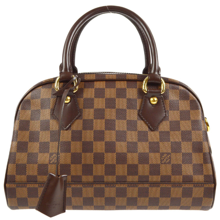 Louis Vuitton Duomo Damier Ebene Canvas Boston Handbag N60008