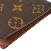 Louis Vuitton Monogram LV Long Wallet Porte Valeurs Cartes Credit Yen