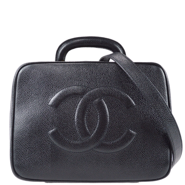 Chanel 1996-1997 Lunch Box Vanity 24 Black Caviar – AMORE Vintage
