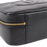 Chanel 1996-1997 Lunch Box Vanity 24 Black Caviar