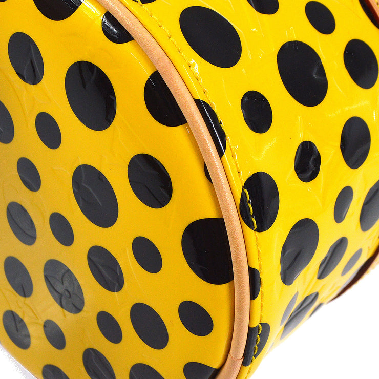 Louis Vuitton Papillon 30 Yellow Vernis Vintage Bag
