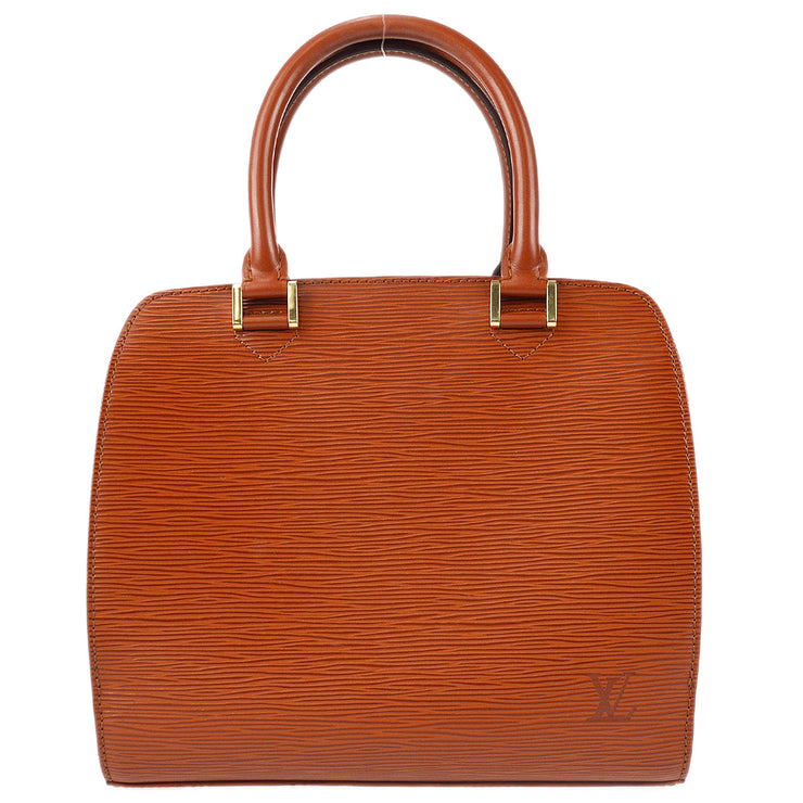 Louis Vuitton Pont Neuf Beige Leather Handbag (Pre-Owned)