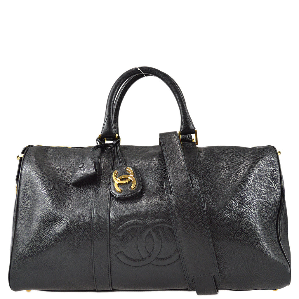 Chanel 1996-1997 Timeless Boston 45 Black Caviar – AMORE Vintage Tokyo