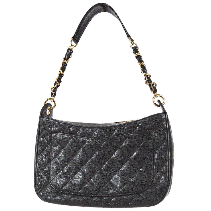 Chanel Hobo Chain Handbag Black Caviar – AMORE Vintage Tokyo