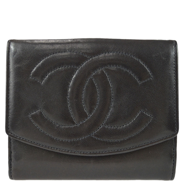 Chanel Bifold Wallet Black Lambskin – AMORE Vintage Tokyo