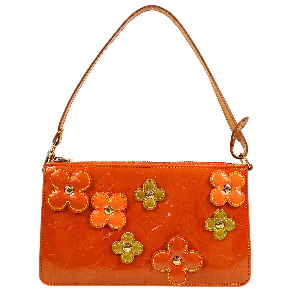 Louis Vuitton Fleurs Lexington Handbag Orange Vernis M92247 – AMORE Vintage  Tokyo
