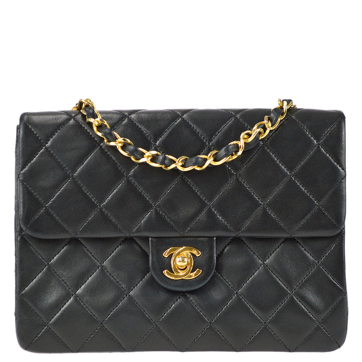 Chanel Classic Flap Shoulder Bag Black Lambskin – AMORE Vintage Tokyo