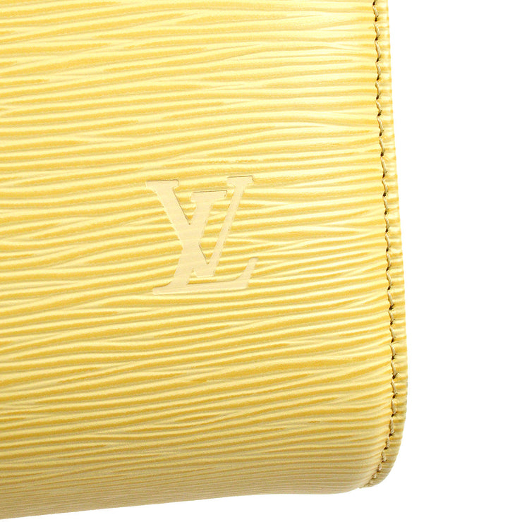 Louis Vuitton 2001 Speedy 25 Yellow Epi M4301A – AMORE Vintage Tokyo