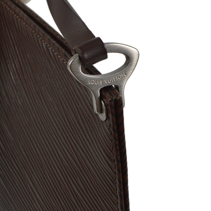 Louis Vuitton 2000 Pochette Demi-lune Brown Epi M5262D