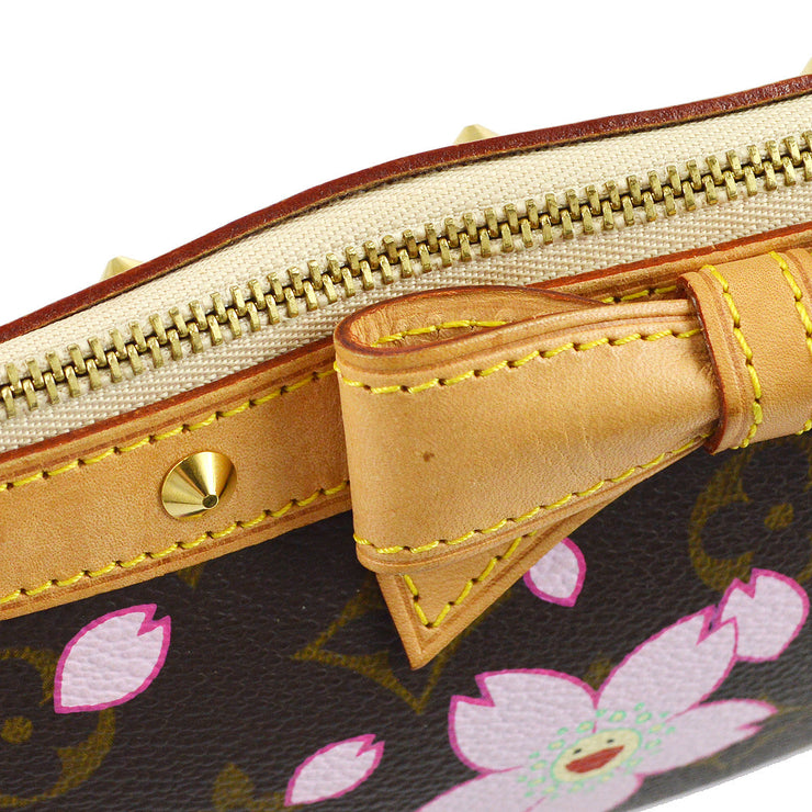 Louis Vuitton Cherry Blossom Pochette Accessoires Wristlet Pouch Bag