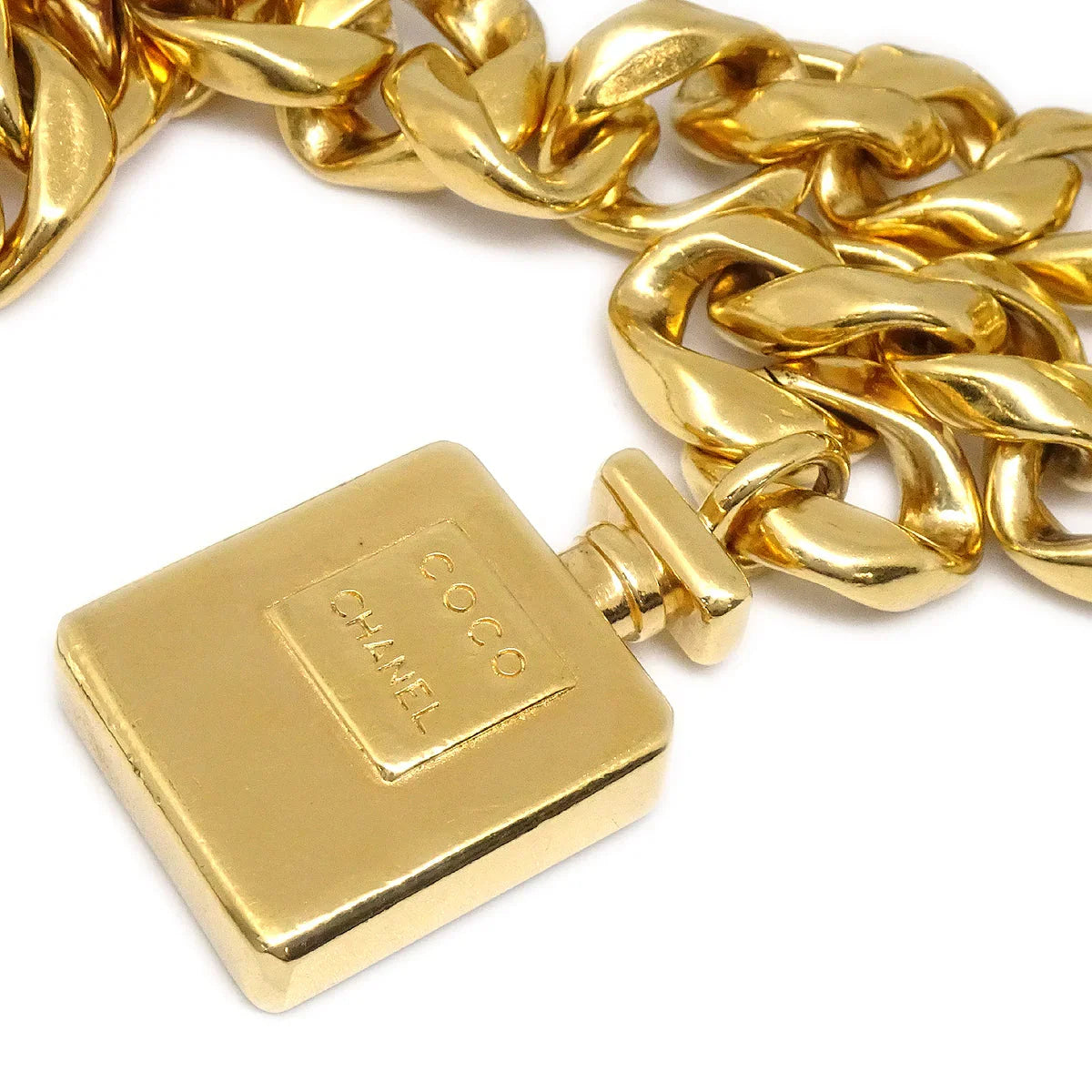 Chanel Perfume Chain Belt Gold