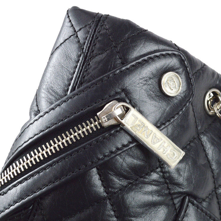 Chanel 2006-2008 Cambon Ligne Handbag Black Calfskin – AMORE