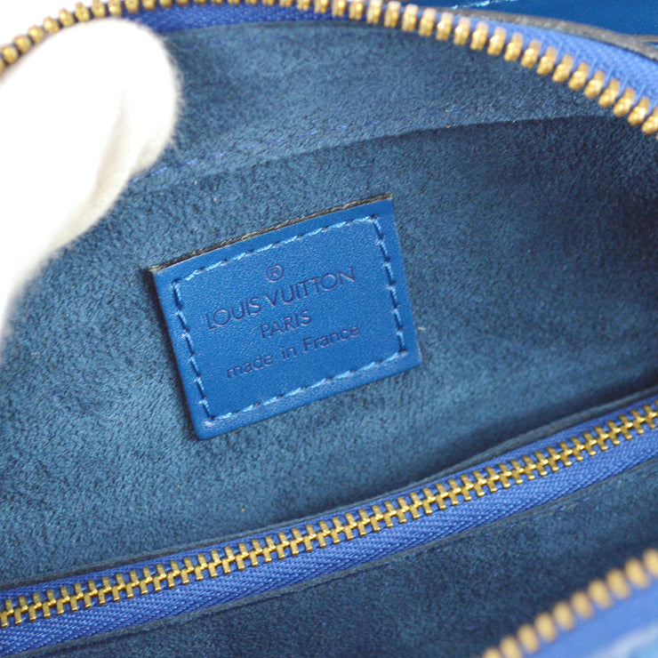 Louis Vuitton 1993 Petite Noe Bucket Shoulder Bag Blue Epi M44105