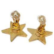 Chanel Star Earrings Clip-On Yellow 01P