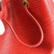 Louis Vuitton Noe Bucket Shoulder Bag Red Epi M44007
