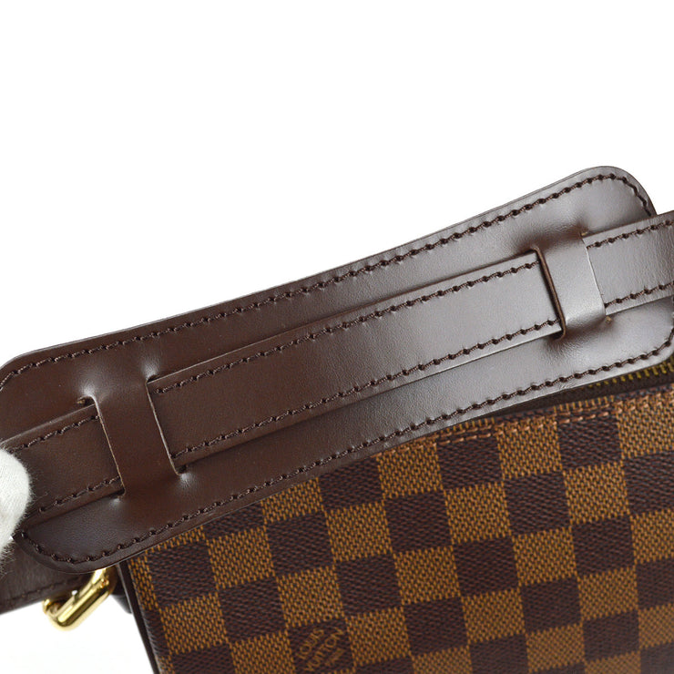 Authentic LOUIS VUITTON Damier Ebene Ravello GM Shoulder Bag N60006 LV with  Box