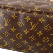 Louis Vuitton Neverfull MM Shoulder Tote Bag Monogram M40156